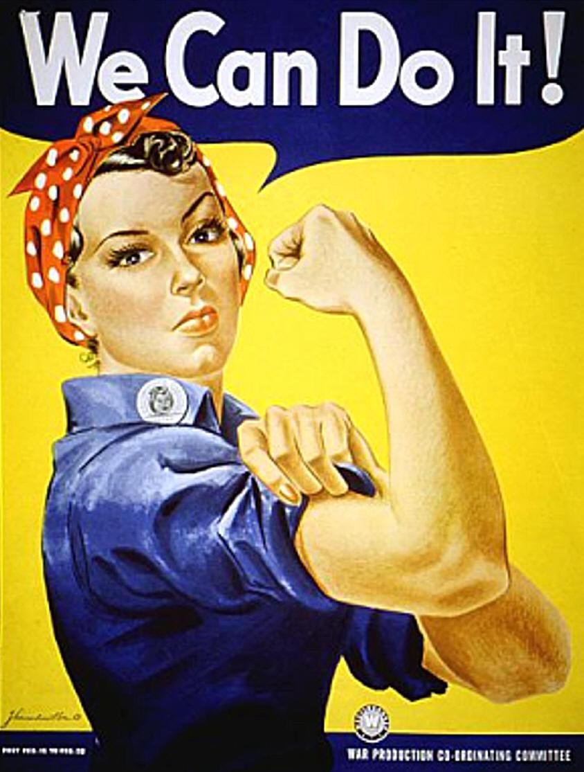 Women Become the Workforce I. During World War II women made up the majority of the American workforce II.