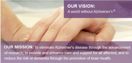 Visit www.alz.org for more information on how to support the vision of the Alzheimer s Association!