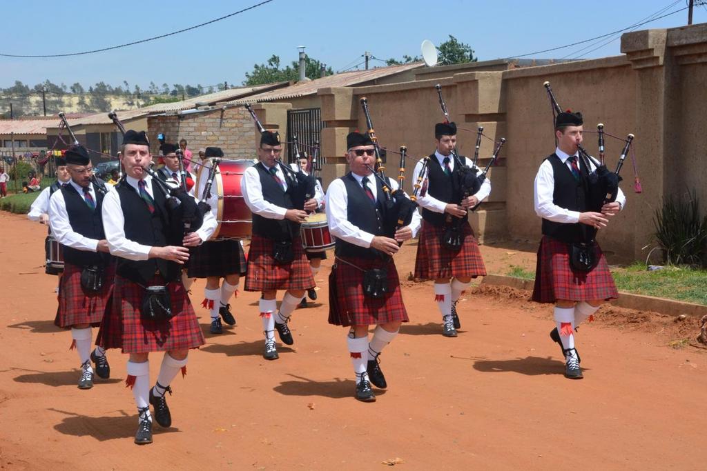 Members from the Transvaal Scottish