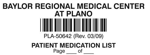 Patient Medication List Name Signature Date Medication Allergies Please provide information regarding all medications, herbal supplements, and vitamins that you are currently taking or are prescribed