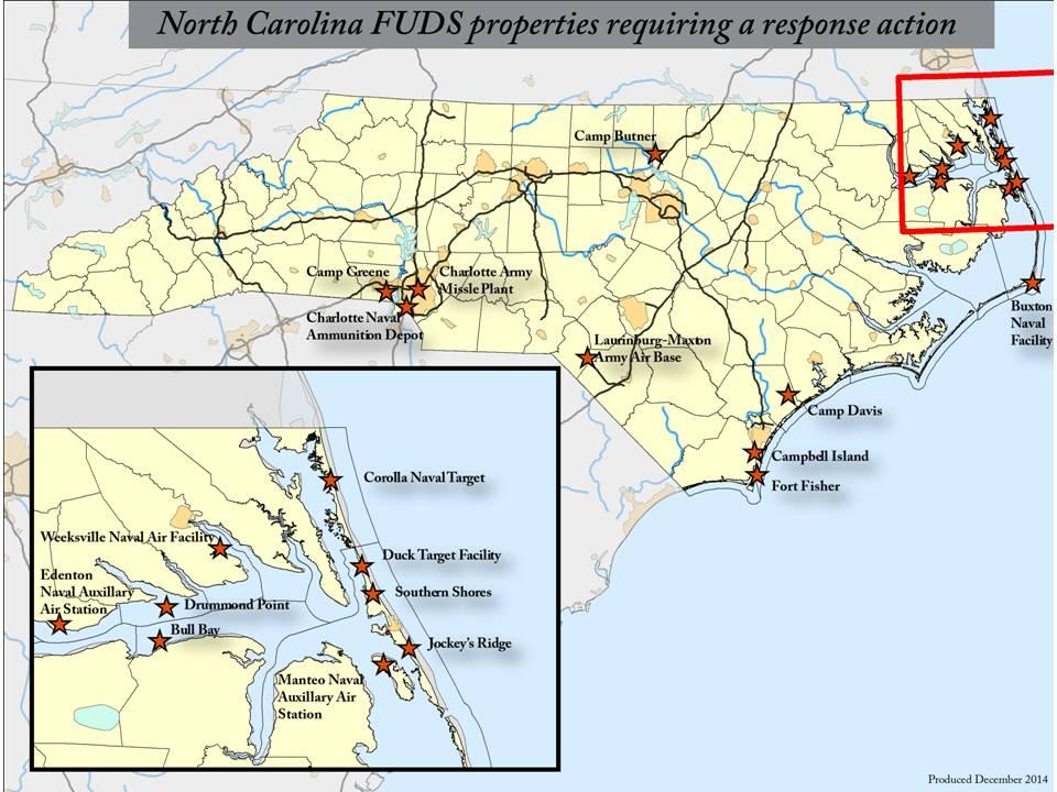 PROJECT STATUS FOR PRIORITY PROJECTS: Buxton Naval Facility, NC: (NC-3) The site consists of about 50 acres and is located in Buxton, North Carolina.