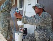 Portable air sampler (Joint Base Balad, Iraq) SPRING Producing