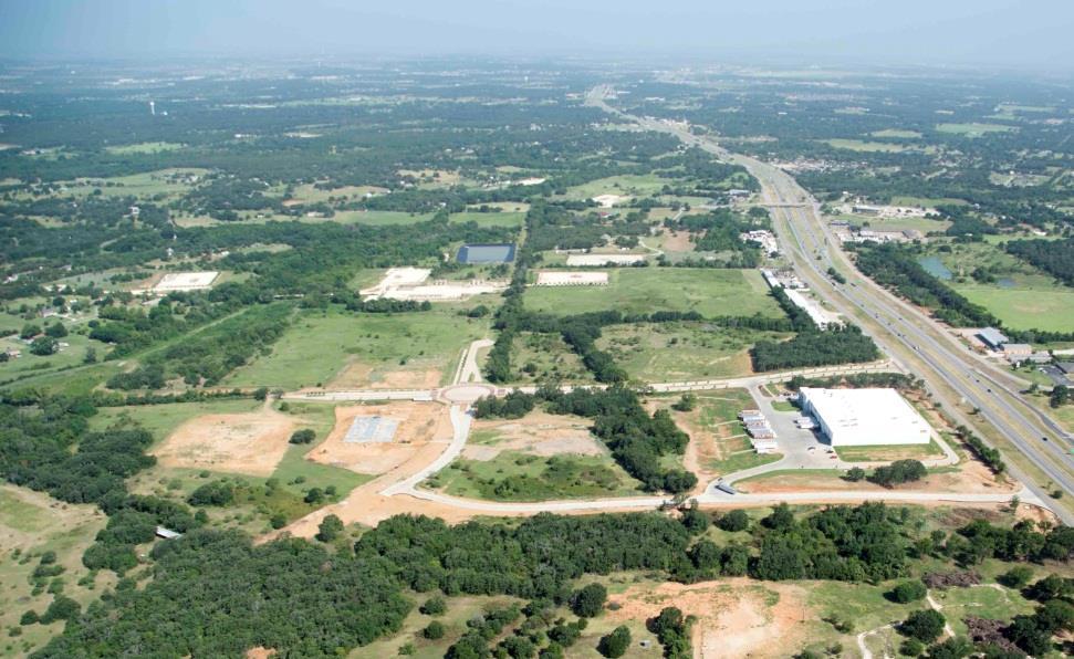 August 2010 Began as 160 acres owned by Burleson EDC I-35W between Exit #30 (FM 917) & Exit #32 (Bethesda Rd) August 2014