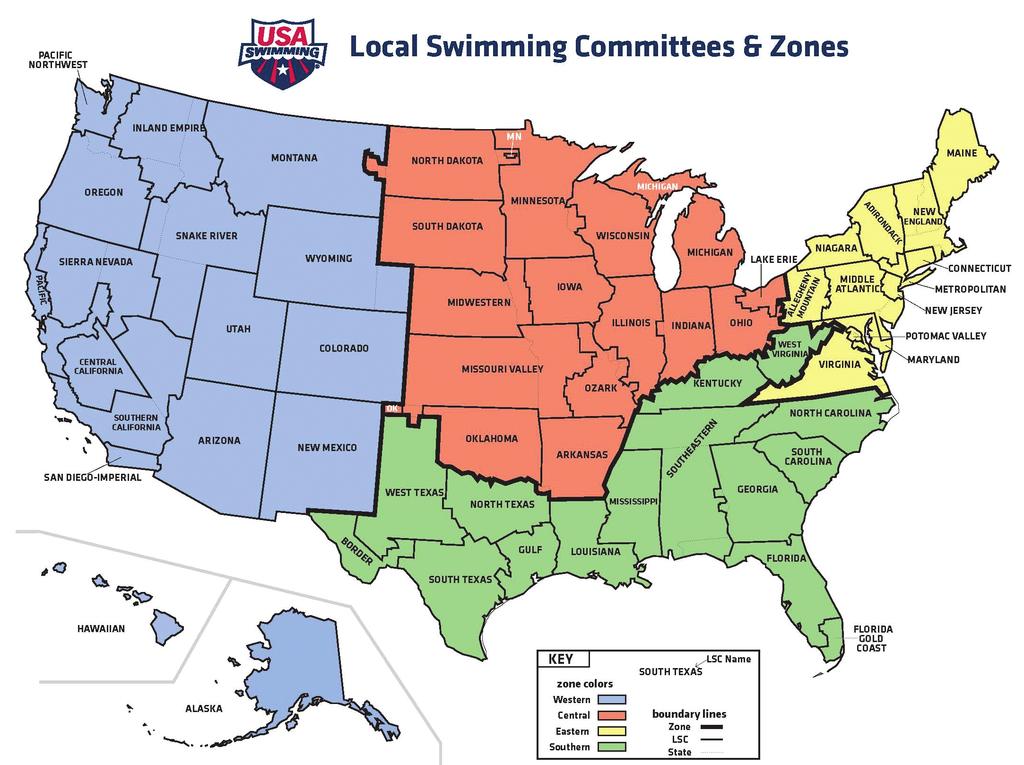 LOCAL SWIMMING COMMITTEES & ZONES LOCAL SWIMMING