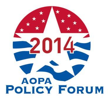 Attention AOPA Supplier Members: 2014 Policy Forum Sponsorship Opportunities The 2014 AOPA Policy Forum will be held April 2-3, with post Policy Forum education events April 3-4 at the Renaissance