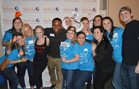 Annually YAS hosts a celebration during senior week to welcome the graduating students to the Salem State Alumni Association.