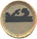 The 2010 Historical Merit Badges and their requirements are: Carpentry First offered in 1911. Discontinued in 1952. 1. Demonstrate the use of the rule, square, level, plumb-line, miter, chalk-line and bevel.