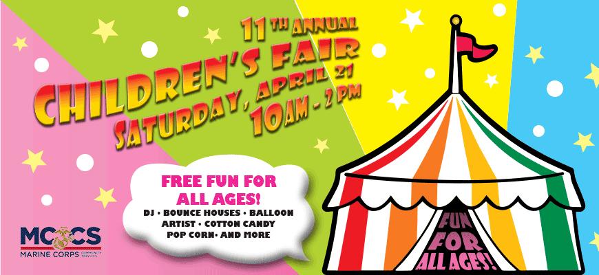 Henderson Hall Children s Fair Join Henderson Hall on April 21 for the 11 th Annual Children s Fair at the Smith Gymnasium. Free fun for all ages!