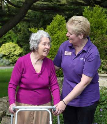 Convalescent care Our care teams are experienced in delivering convalescent care to older people who may have spent some time in hospital as a result of a fall, an operation or a major illness.