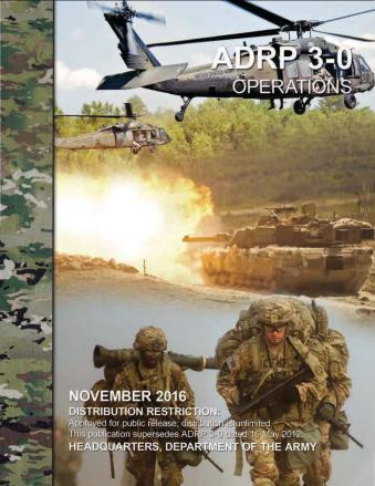 ADRP 1-02 compiles definitions of all Army terms approved for use in Army doctrinal publications, including ADPs, ADRPs, FMs, and ATPs.