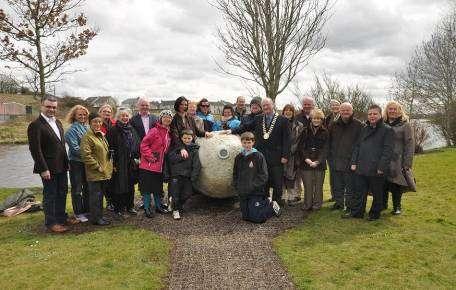 Launch of Instinct, Ballina Monseigneur Horan sculpture, by Barry Linnane, Knock Airport Approach Road, Knock.