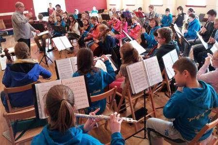 RTE NSO musicians working with members of Mayo Youth Orchestra UPSTART The Arts Office funds quality projects with arts/ disability organisations to celebrate International Day for Persons with