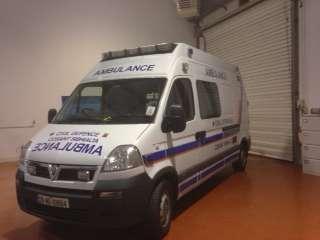 New Ambulance Mayo Civil Defence took delivery in December 2013 of a 2008 Vauxhall Ambulance, this vehicle was previously in service with