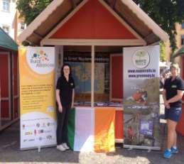 Mayo Trails Promotional Stands RTE Tracks & Trails During 2013 recording for the popular