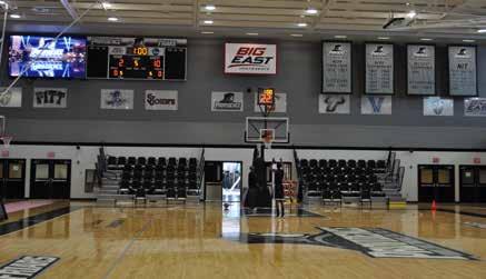 In 2012, Mullaney Gym was completely renovated with new baskets, new seating, video boards, sound system, lighting, scorer s table, HVAC, and many