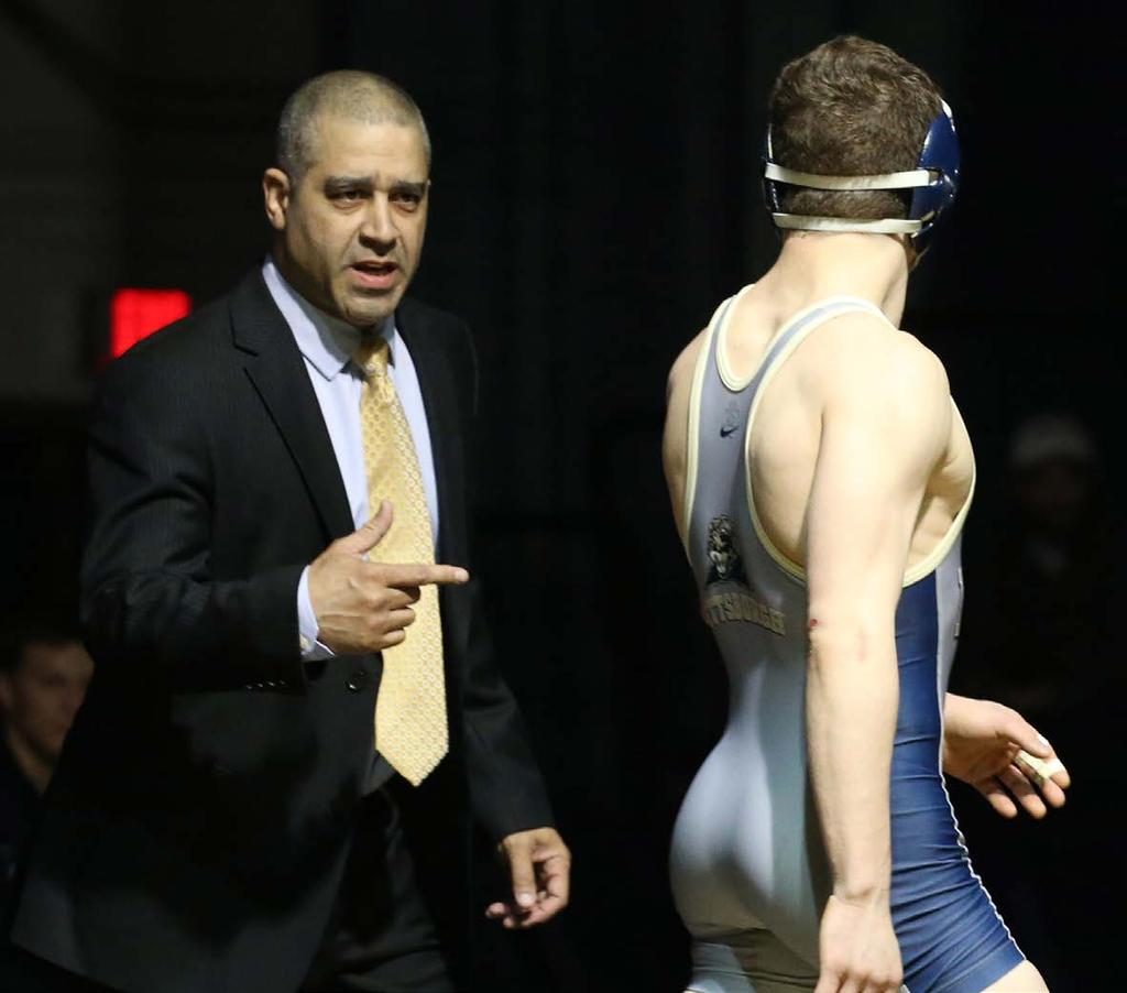 HEAD COACH PETERS 35-20 // 4TH SEASON // EAST STROUDSBURG 98 Jason Peters was named the 10th wrestling coach in the storied history of the University of Pittsburgh s program in April of 2013