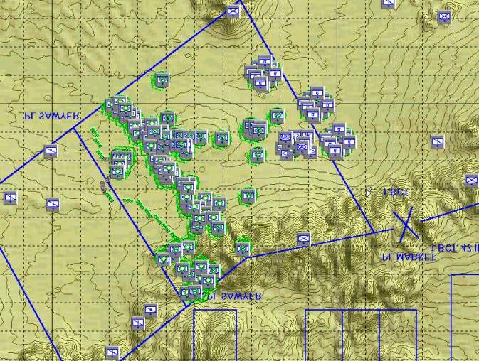 Setup for the fight. We build our defense much as is described in Building an Engagement Area in chapter 6 of the Armored Task Force User s Guide.