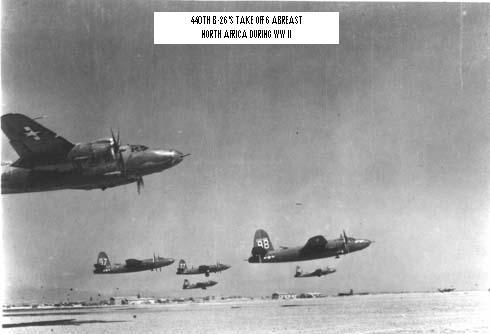 The 319 th was made up of 4 squadrons of B-26 s, the 337 th, the 338 th, the 339 th and the 440 th. It is from the 440 th that the 190 th can trace its heritage.
