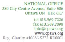 CPAWS Fundraising Guidelines for Supporters The Canadian Parks and Wilderness Society (CPAWS) is Canada s leading voice in wilderness protection and we rely on our over 40,000 supporters and hundreds