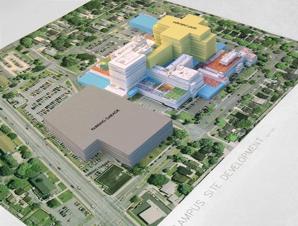 The options requiring renovation or moving the hospital to the current parking lot were: - more expensive - very disruptive to patients, families, staff and neighbours - took some 6