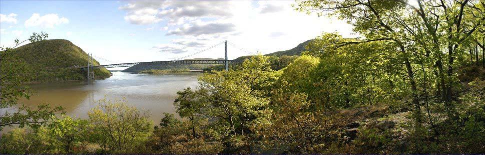 Hudson River Gorge at Bear Mountain Howe never made it past West Point.