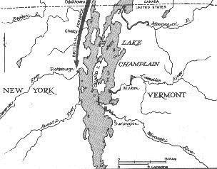 The Americans were able to use the victory to: 1. Demand exclusive rights to Lake Champlain, 2.