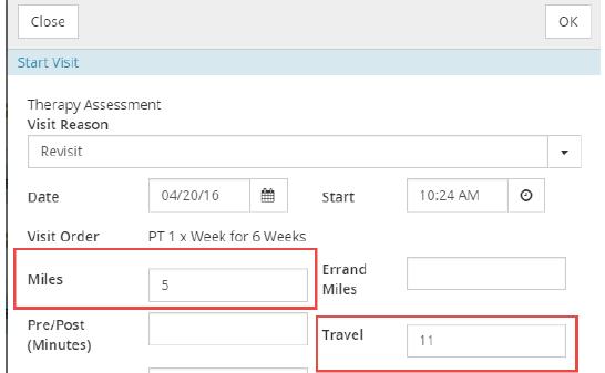 The Travel Time and Mileage will automatically update to the correct values when re-ordering appointments on the schedule.