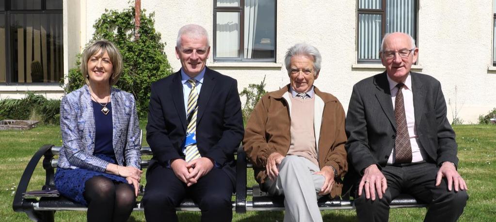 Community Times HSE CHO Area 2 (Galway / Mayo / Roscommon) e-newsletter 15 Sarah McCormack, Healthy Ireland; Tony Canavan, Chief Officer CHO Area 2; Norbert Sheeran, local historian and HSE Alumnus;