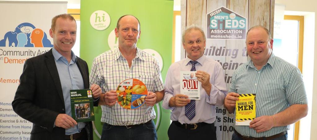 Community Times HSE CHO Area 2 (Galway / Mayo / Roscommon) e-newsletter 19 Barry Sheridan (CEO Irish Men s Sheds Association), Bernard King (Castlebar Men's Sheds), Laurence Gaughan (HSE Health and