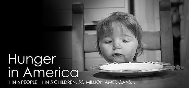 Hunger in America 1 in 6 people struggles with hunger including 33 million adults 15 million children Households with children have higher rates of food insecurity than the national average For many