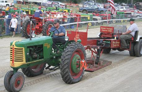 Live on the Grandstand Stage The Antique Tractor Pull opens the grandstand events on Friday, Septemb