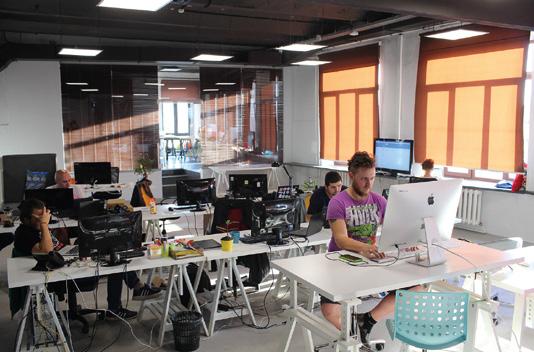 ecosystem across various target audiences + building entrepreneurial communities the first coworking center in the chain Deworkacy @ Krasny Oktyabr imoscow, an innovation infrastructure navigator a