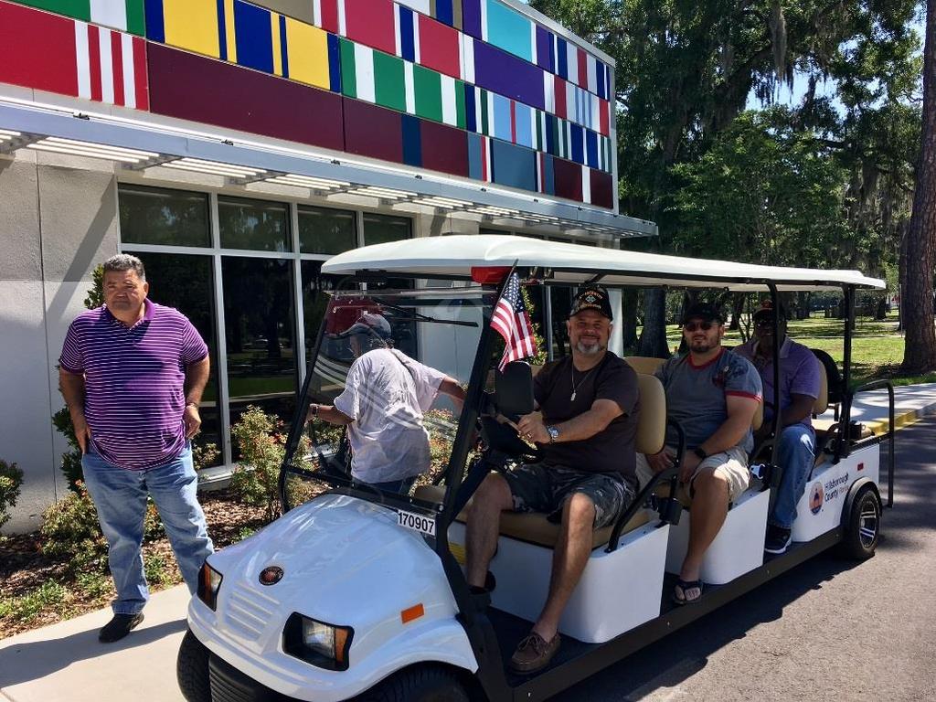 Take a golf cart tour with Rudy Latorre!