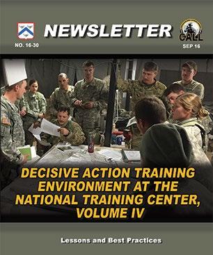 CENTER FOR ARMY LESSONS LEARNED The root causes of poor performance in many logistics tasks can be traced to tasks listed under the mission command warfighting function.