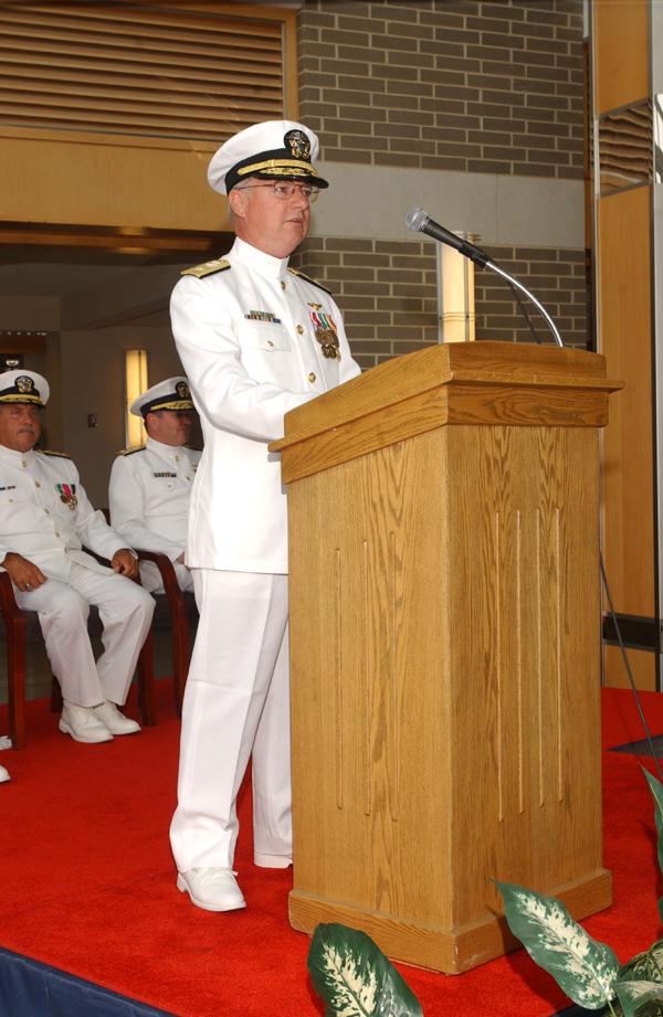 NAVAIR News Release By Lt. Mike Randazzo, USNR, Air Systems Public Affairs Officer NAVAL AIR STATION PATUXENT RIVER, MD. -- During a ceremony that is a time-honored Navy tradition, Rear Adm.