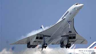 Concorde of Air France in spectacular take off Sepecat Jaguar two seater at the Show In 1975, there were 180 types of aircraft then on display at Le Bourget, ranging from the ultra-light Rallye and