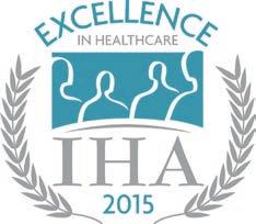 INTEGRATED HEALTHCARE AWARD The Integrated Healthcare Association (IHA) is a nonprofit statewide leadership group that promotes quality improvement, accountability, and affordability of healthcare in