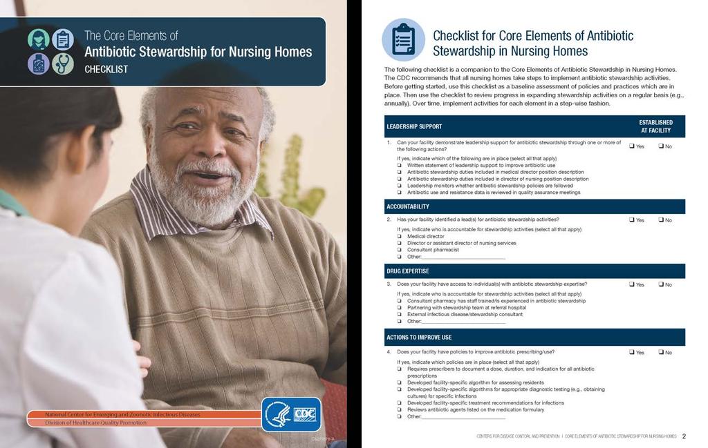 Checklist for AS Core Elements 27 Available at https://www.cdc.