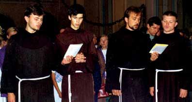 November 19, 1989 1992 1995 Lithuanian Franciscans return from the underground Church to their Revelation Monastery in Kretinga.