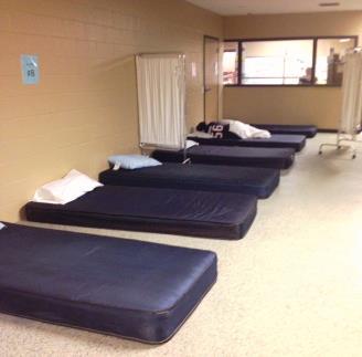 Sobering Unit Designed to offer treatment alternative in lieu of arrest. Provides a medically safe environment.