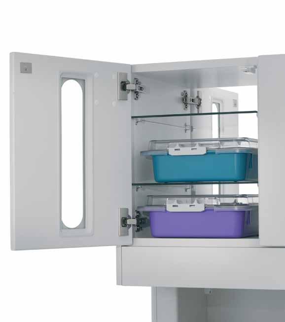 the tub to the user, keeping your procedure tray free for instrumentation.