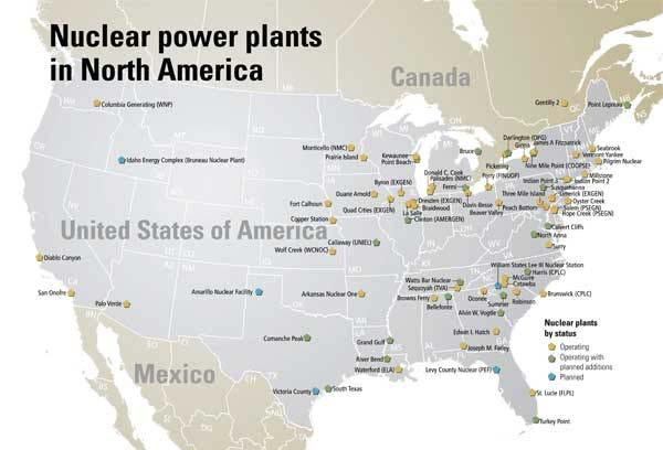 Canada / U.S. Context Proximity of nuclear power plants All of Canada s operating nuclear power plants are located near the border with the U.S. The U.S. has 6 operating nuclear power plants located near the border with Canada Transboundary planning zones Public safety concerns on both sides of the border (e.