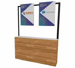 board 1 personalized side ( 1X0,6m) steel structure Desk