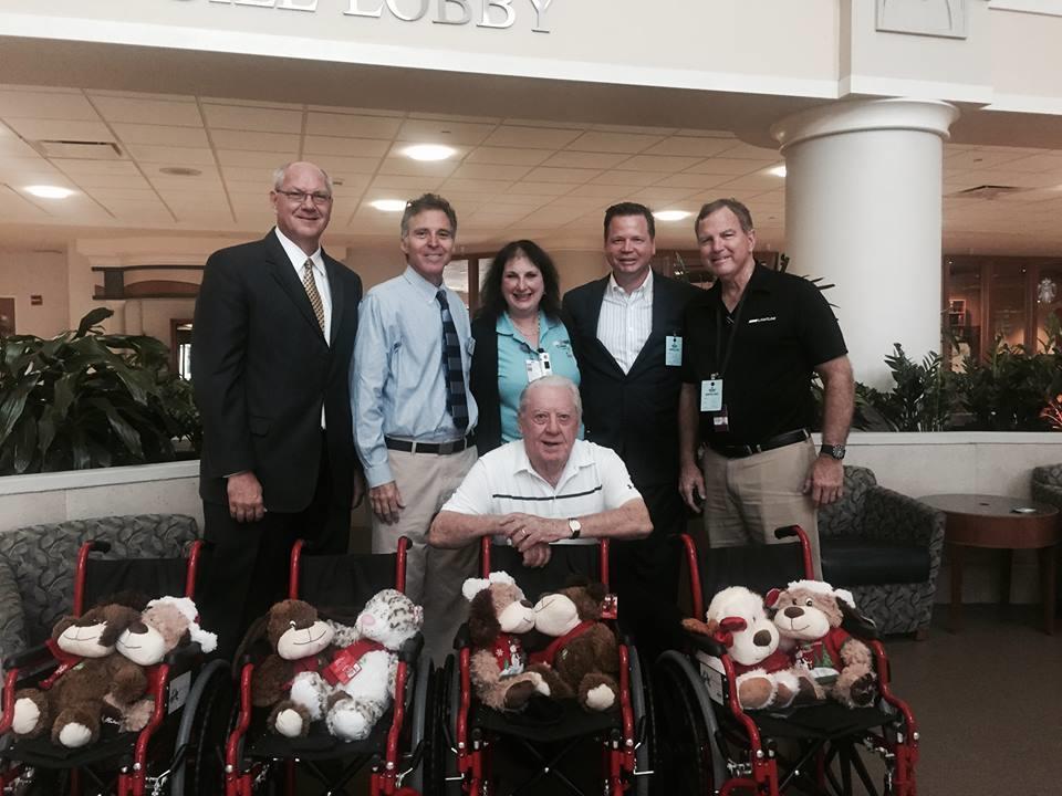 Four Pediatric Wheelchairs donated to Chris Everett