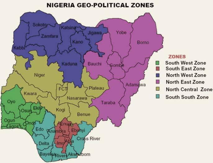 Figure 2: Trends in modern contraceptive prevalence in Nigeria by zone: 1999, 23 and 28 25 2 15 199 1 1999 5 North Central North East North West South East South South South West National Modern CPR
