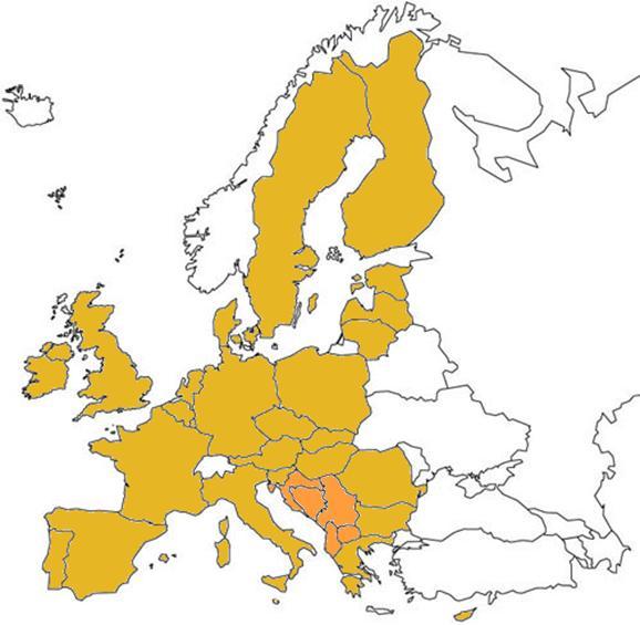 PARTICIPATING COUNTRIES 28 EU Member states Albania, Macedonia, Serbia,