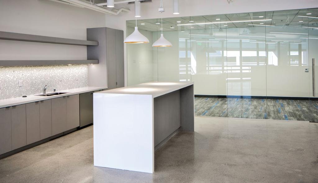 The remodel has included changing a previously stale and stagnant 28,000 sq. ft. space by removing waterfront barriers, giving the offices an ocean-view, and adding breezy patios.