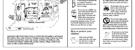 Levels Among Young Children: Recommendations from the Advisory Committee on Childhood Lead Poisoning Prevention (2002) 47 Public Health Nurse Interventions: Disease and Health Event