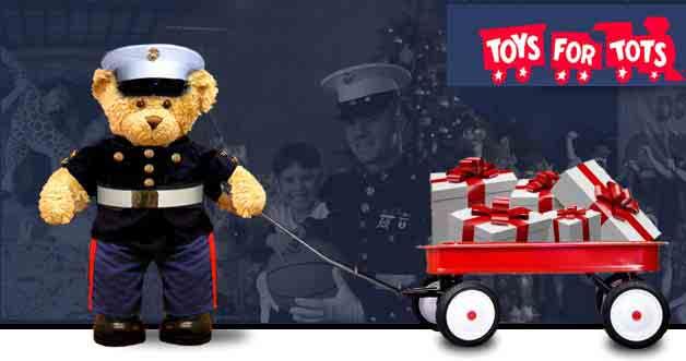 needy families with the Marine Corps Toys for Tots program.