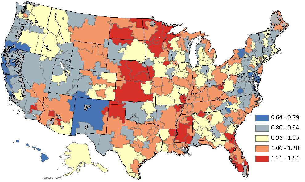 Wide Variation in Spending Across the Country: CT Scans CT Scans Per Capita Spending* (2011) National Average = $76 Honolulu,